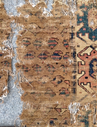 Shahsavan fragment carpet size 165x110cm                            