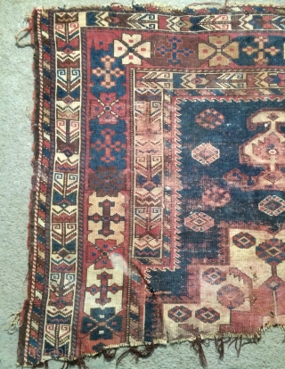 Very old Kurdish carpet size 155x110cm                           