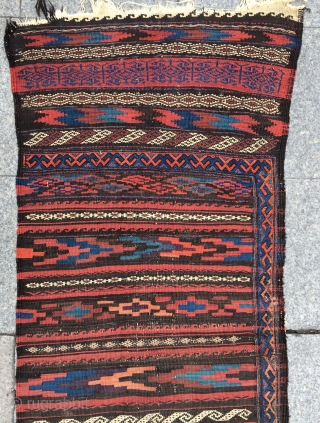 Baluch single panel kilim size 350x70cm                           