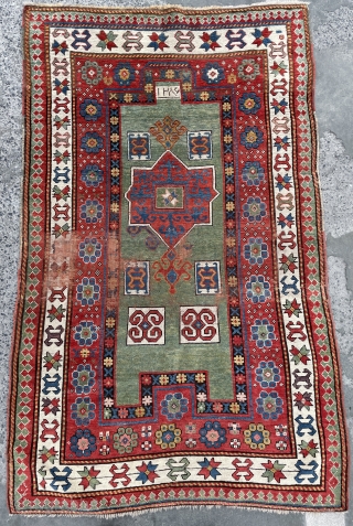 Caucasian carpet all colors natural dye size 184x112 cm                        