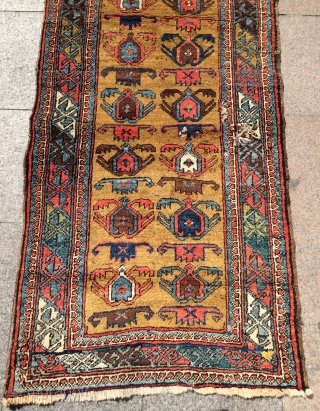 Persian Kurdish carpet maybe bidjar size 265x87cm                          