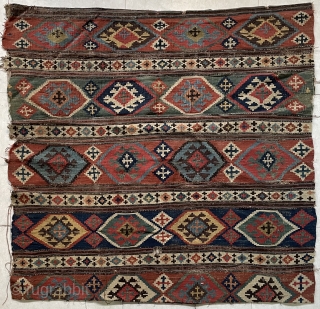 Shahsavan fragmand kilim size 160x150cm                            