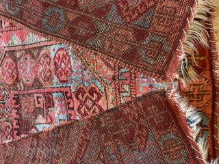 Kurdish cedar and sofa fragmand carpet size 140x110cm                         