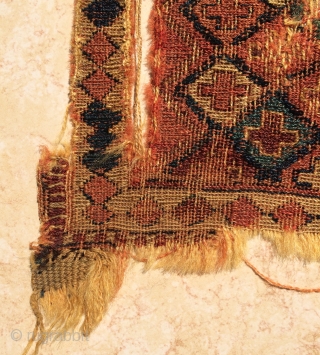 Shahsavan Kurdish  bag 1820 circa size 27x30cm                         