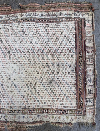 Rare Persia sofra size 4,4x5,2 ft                           