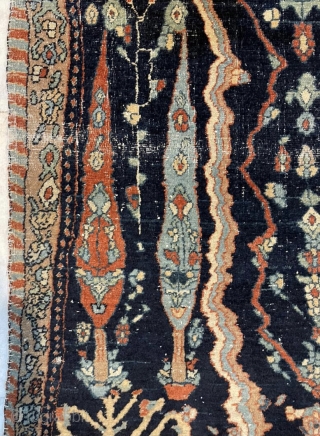very unusual persian carpet size 140x87cm                           