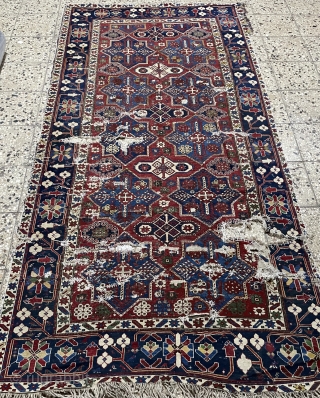Caucasian shirvan carpet size 275x140cm
                            
