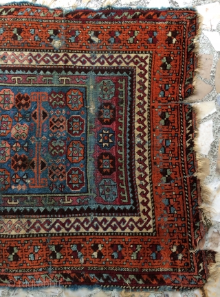 Anatolian Kurdish rug all are colors natural dyes size 220x123cm                       