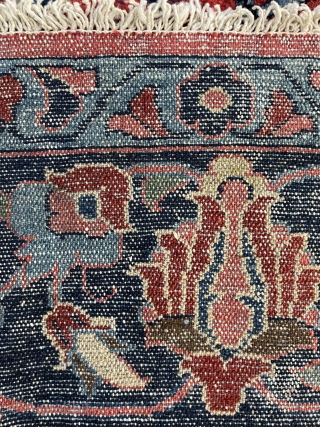 a very nice hamedan ermania baft carpet all colors natural dye  circa 1920s size 525x220cm                 