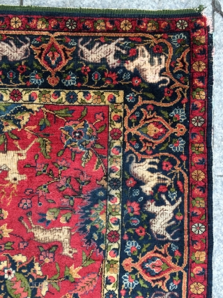 Anatolian silk carpet size 185x130                            