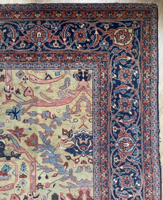 It is very rare Tebriz carpet size 347x257cm                         