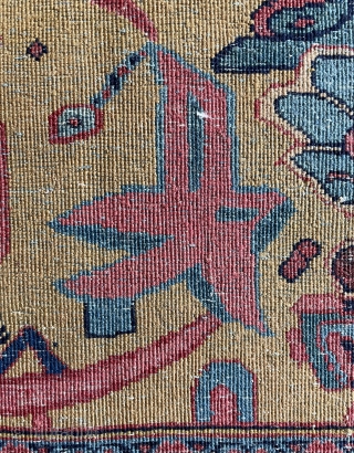 It is very rare Tebriz carpet size 347x257cm                         