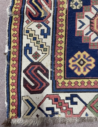Caucasian shirvan carpet size 166x105cm                            