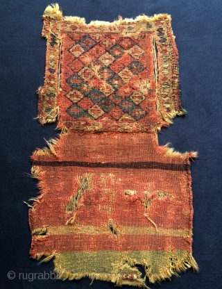 Very old Kurdish Shahsavan bag size 33x30cm                          