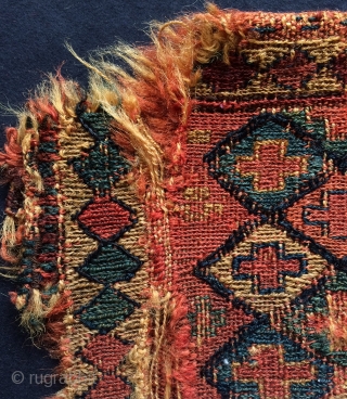 Very old Kurdish Shahsavan bag size 33x30cm                          