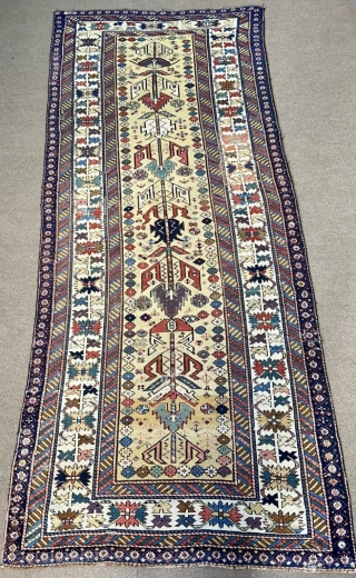 Caucasian shirvan carpet size 310x110cm                            