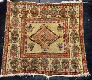 Rare a Ferahan small carpet size 73x79cm                          