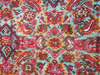 Interesting Kilim Senneh panel of the North western Iran, currently the capital of Kurdistan. Very fine tight weaves made ​​the reputation of these carpets, which the rich intricate designs inspired embroideries and  ...