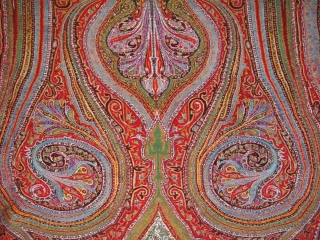 Exceptional antique Indian kani Kashmir Shawl 19 c. perfect condition .
Please check http://villa-rosemaine.com/en/bourse/pieces/kashmir-indian-kani-weave-shawl-around-1850                    