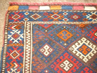 Big kurdish Jaff bag. Size: 118 x 82 cm. thin pile. Used.                     