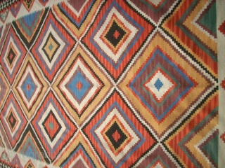 Qashqai Kilim. Size: 186 x 266 cm. Good condition. Not washed.                      