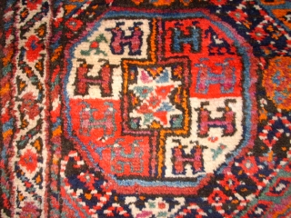 Kordi Quchan small rug. Size: 82 x 145cm. Full pile.                       