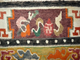 nice Tibet rug. Size: 91 x 178 cm. Perfect.                        