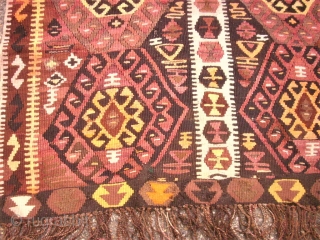 Nice Kilim - Size: 122 x 176 cm. Some small repairs. I think it is from Eastern Anatolia.               