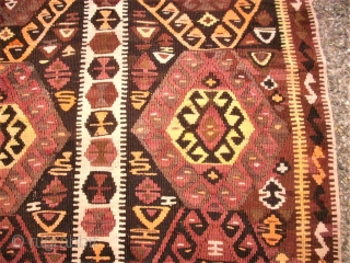 Nice Kilim - Size: 122 x 176 cm. Some small repairs. I think it is from Eastern Anatolia.               