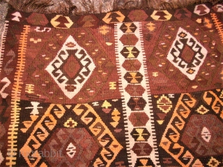 Nice Kilim - Size: 122 x 176 cm. Some small repairs. I think it is from Eastern Anatolia.               