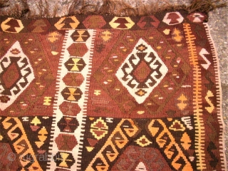 Nice Kilim - Size: 122 x 176 cm. Some small repairs. I think it is from Eastern Anatolia.               