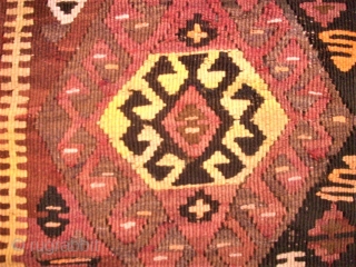 Nice Kilim - Size: 122 x 176 cm. Some small repairs. I think it is from Eastern Anatolia.               