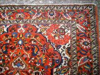 Wonderful old Bachtiari. Size: 132 x 206 cm. Very fine knotting.                      