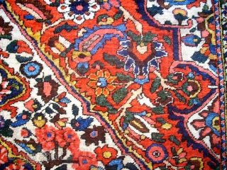 Wonderful old Bachtiari. Size: 132 x 206 cm. Very fine knotting.                      