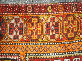 Old Yürück anatolian beauty! Size: 112 x 223 cm. Very good condition. Fine knotting. Good wool and nice colors.              