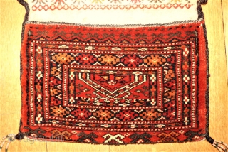 Turkman small Khordjin. Size: 28 x 45 cm. Full pile.                       