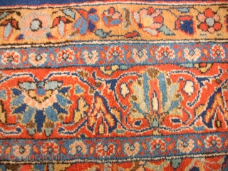 Old, persian Sarough. Size: 103 x 163 cm. Good condition. Perfect wool. Decorativ piece.                   