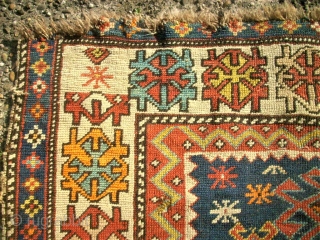 antique caucasian rug. Size: 103 x 178 cm. Used condition.                       