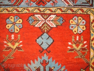 Anique anatolian Konya Ladik. Size: 100 x 244 cm. Some low pile. Used.                    