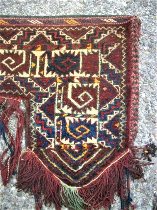 Old turkmen Kapunuk. Size: 170 x 30 (60) cm. Very good condition.                     