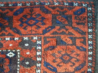 Old wonderful Baluch carpet! Size: 115 x 188 cm. Great design. Full pile. Good condition. Fine knotting.                