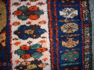 Old kurdish Jaff bag face. Size: 94 x 74 cm. Full pile. Nice colors.                   