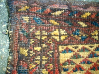 Antique unushual Chanteh Afghanistan. Size: 25 x 26 cm. Used. Colorful.                      