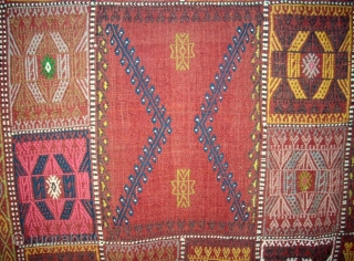 Old anatol Verneh Kilim. Size: 133 x 165 cm. Very good condition.                     