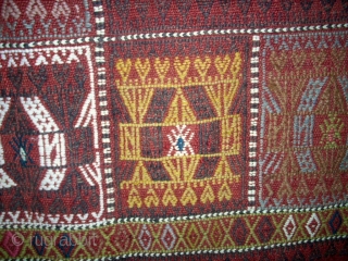 Old anatol Verneh Kilim. Size: 133 x 165 cm. Very good condition.                     