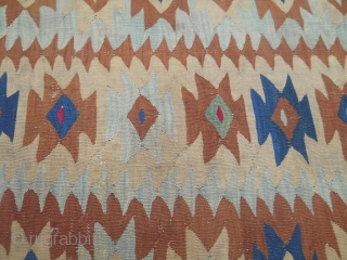 Happy New Year to all Kilim and Rugs fans, all the best  in next season!

Excellent sarkoy kilim type Manastir.
About 150-200 years old, in very good condition for its age.
Dimension 310x230cm.

Ask for  ...