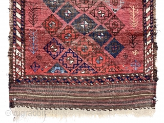 Antique small Baluch rug. Another Baluch weaving I have enjoyed for many years. And yes I know it’s got wear. Early and genuine woven art. (If you have to ask about the  ...