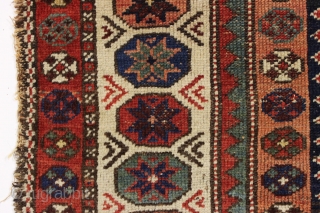 antique kurd hamadan rug. Must like boteh. Tiny ones. Nice honest older northwest persian floor rug with all good natural colors and mostly pretty good pile. "As found", dirty and with some  ...