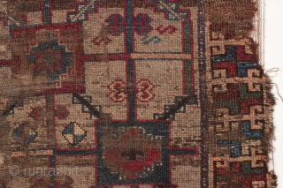 WILD EAST ANATOLIAN OR KURDISH TRIBAL RUG. LOOKS LIKE A NOT FOR EXPORT EXAMPLE OF THE TYPE. ROUGH CONDITION AS SHOWN.  ALL GOOD NATURAL COLORS.  SOME GOOD PILE.  GOOD  ...