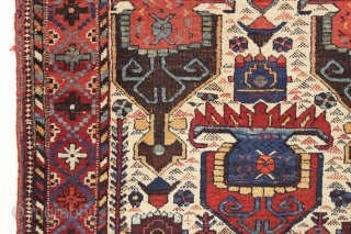 antique little afshar rug. Genuine. Ineffable. This is the afshar you have been looking for. Untouched and original. All natural colors. 19th c. 3'3" x 3'10"       